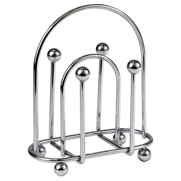 Chrome Napkin Holder Kitchen Table Setting Silver Metal Wire Napkin Storage - Picture 6 of 6